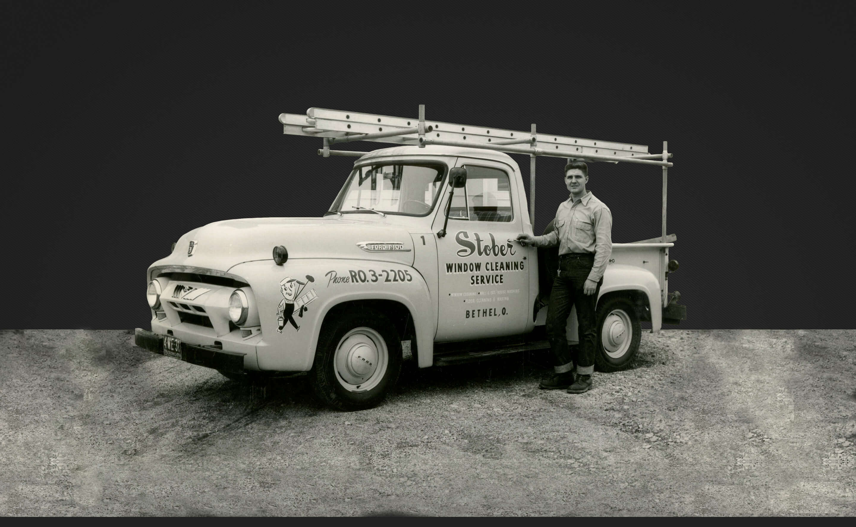 Lloyd Stober, the original founder of Stober Window Cleaning